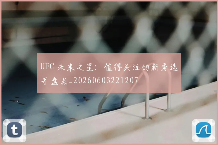 UFC 未来之星：值得关注的新秀选手盘点_20260603221207